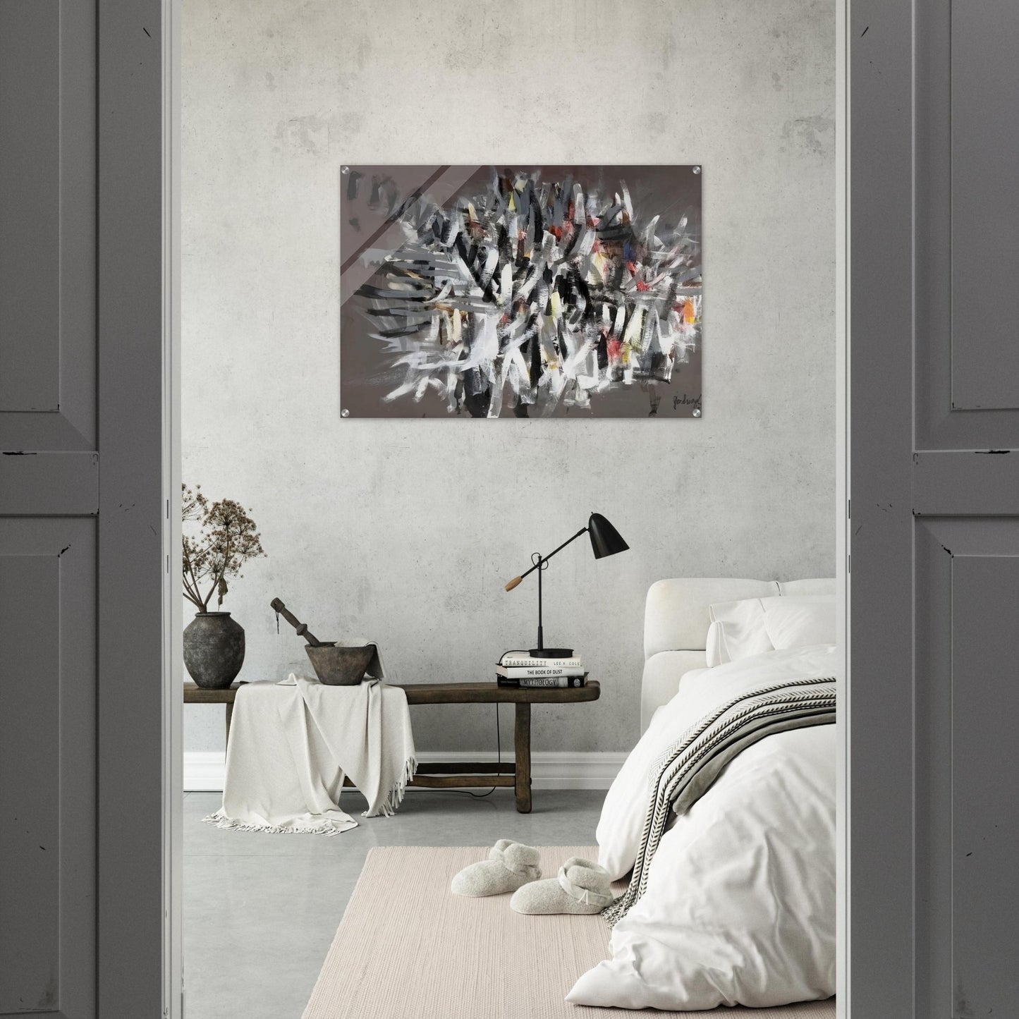 Figure II - 2002 - Robert Goodnough Acrylic Print - 70x100 cm / 28x40″ inches