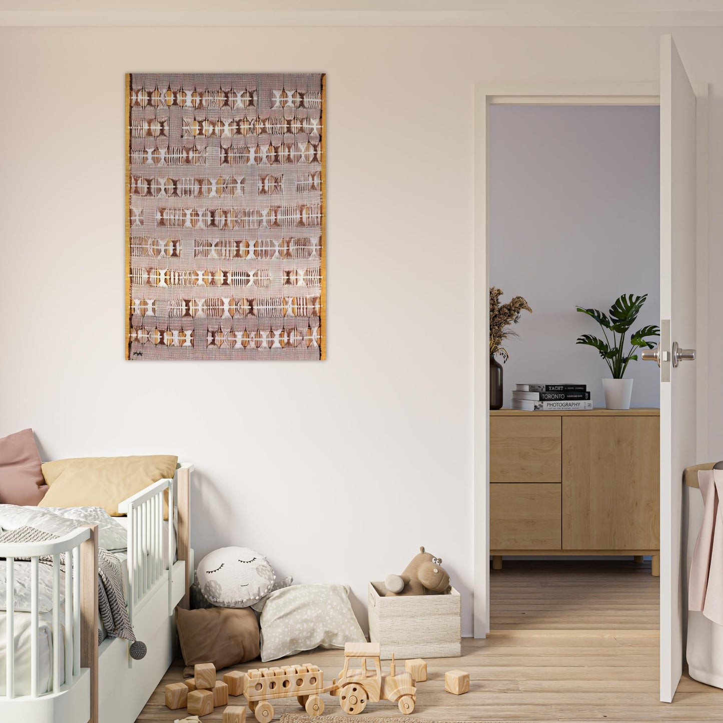 VARIATION ON A THEME 1958 - Anni Albers Brushed Aluminum Print - 70x100 cm / 28x40 inches | Anni Albers Aluminum Print | Anni Albers Prints