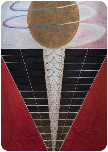 ALTARPIECE NO 2 1915 By Hilma af Klint Pack of 10 Post Cards | Hilma af Klint Post Cards | A6 (10.5 x 14.8 cm) - 4.1 x 5.8 inches
