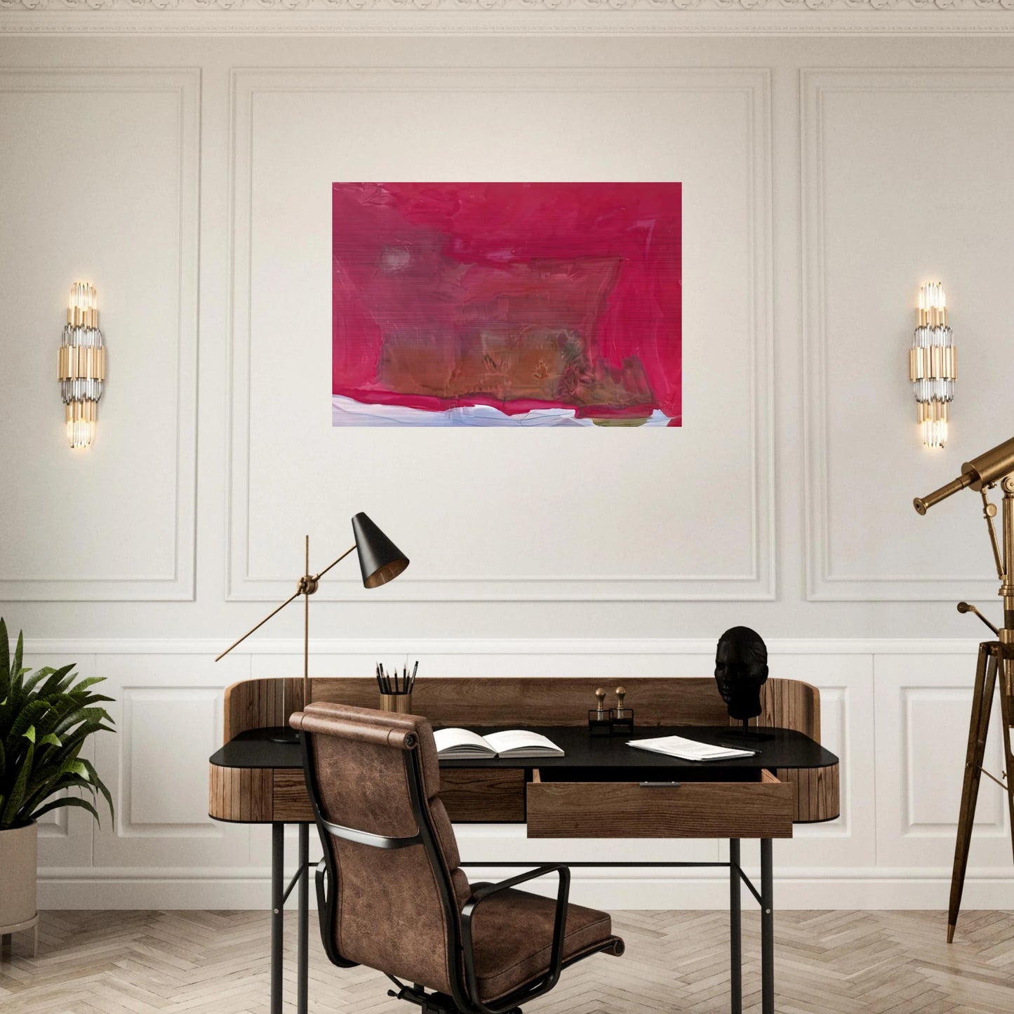 Renaissance, 1971- - Helen Frankenthaler Brushed Aluminum Print - 70x100 cm / 28x40 inches | Helen Frankenthaler Aluminum Print | Helen Frankenthaler Prints