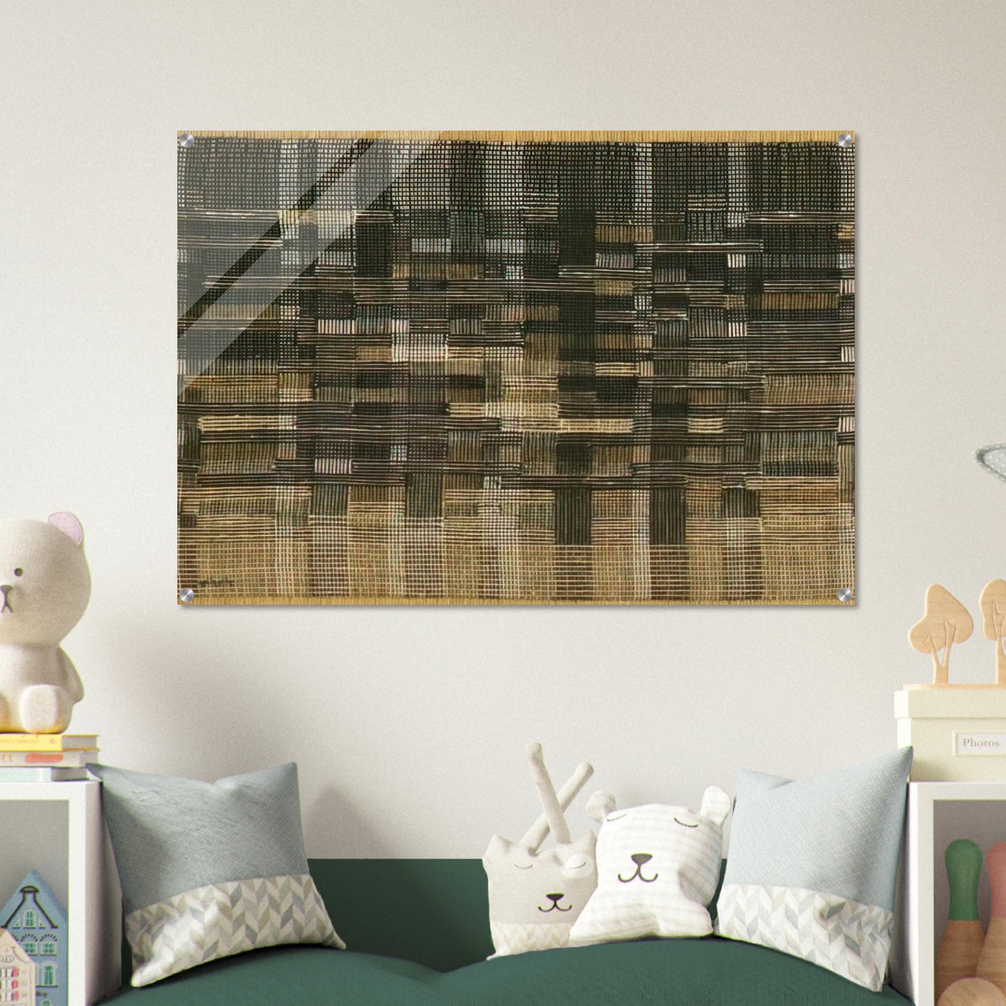 TAPESTRY 1948 - Anni Albers Acrylic Print - 70x100 cm / 28x40″ inches | Anni Albers Wall Art | Anni Albers Prints