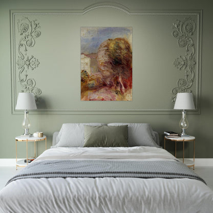La Poste at Cagnes - Pierre-Auguste Renoir Brushed Aluminum Print - 70x100 cm / 28x40 inches | Pierre-Auguste Renoir Aluminum Print | Pierre-Auguste Renoir Prints