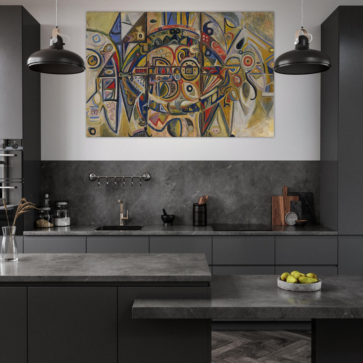 Desert - 1940 - Richard Pousette-Dart Art Prints - 100x150 cm / 40x60″ inches | Richard Pousette-Dart Poster | Richard Pousette-Dart Prints