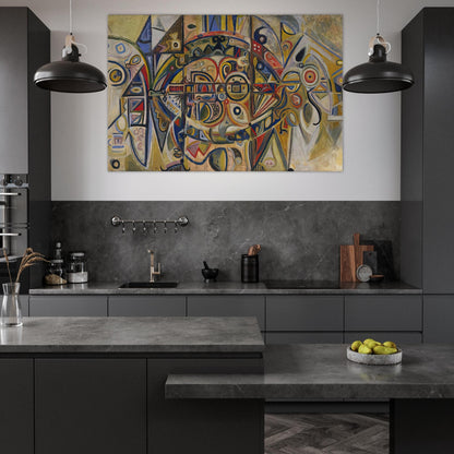 Desert - 1940 - Richard Pousette-Dart Art Prints - 100x150 cm / 40x60″ inches | Richard Pousette-Dart Poster | Richard Pousette-Dart Prints