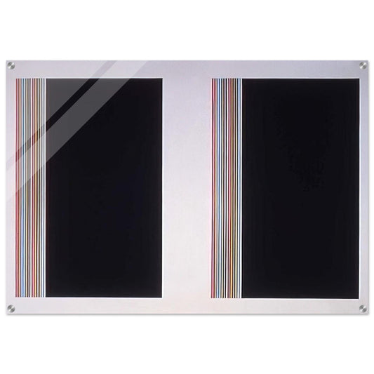 Looking Glass - Color Field Painting - Gene Davis Acrylic Print - 70x100 cm / 28x40″ inches