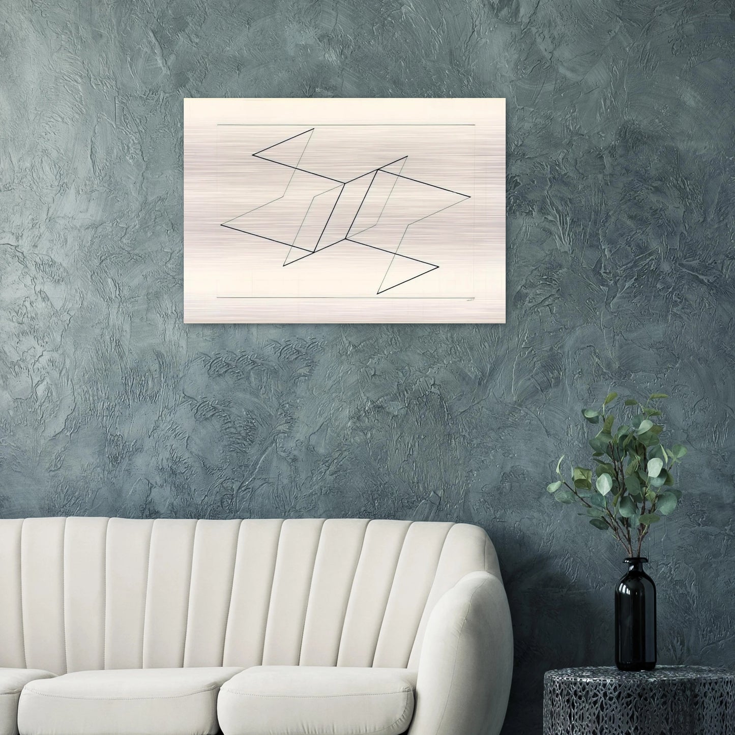 STRUCTURAL CONSTELLATION 1955 - Josef Albers Brushed Aluminum Print - 70x100 cm / 28x40 inches | Josef Albers Aluminum Print | Josef Albers Prints