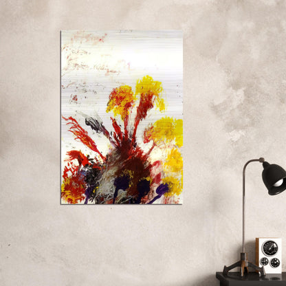 Summer Madness - Cy Twombly Brushed Aluminum Print - 70x100 cm / 28x40 inches | Cy Twombly Aluminum Print | Cy Twombly Prints