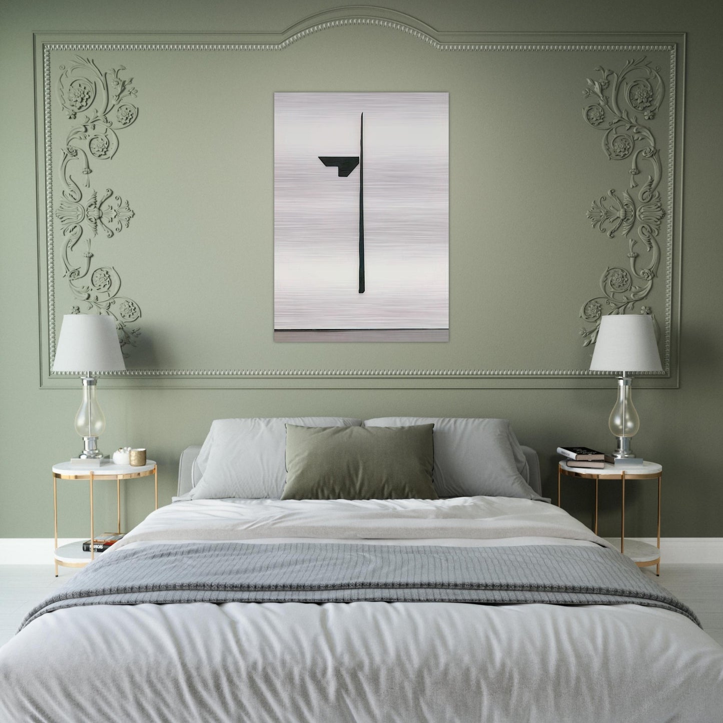 Butterfly II - 1969 - Blinky Palermo Brushed Aluminum Print - 70x100 cm / 28x40 inches | Blinky Palermo Aluminum Print | Blinky Palermo Prints