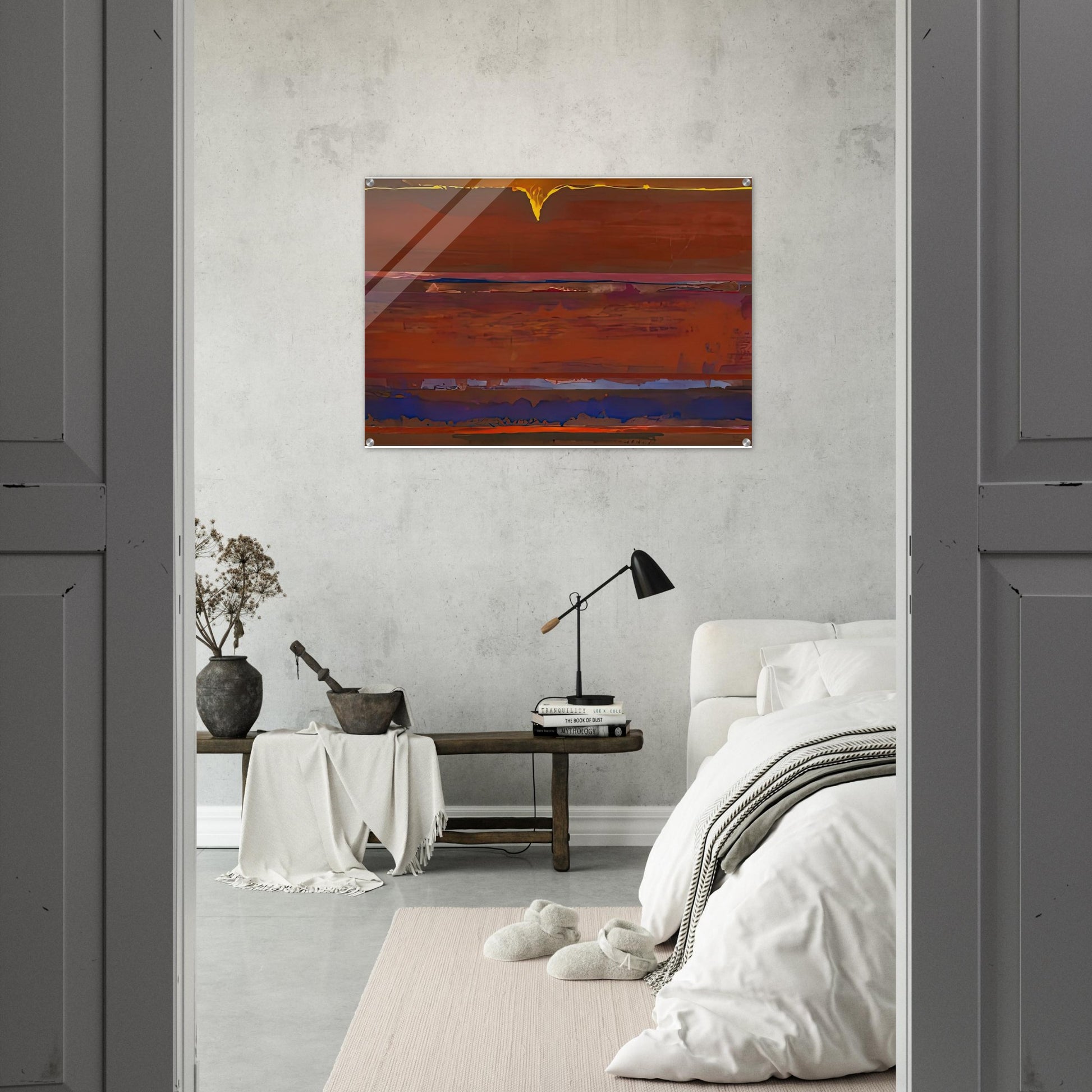 Desert Pulse, 1991- - Helen Frankenthaler Acrylic Print - 70x100 cm / 28x40″ inches | Helen Frankenthaler Wall Art | Helen Frankenthaler Prints