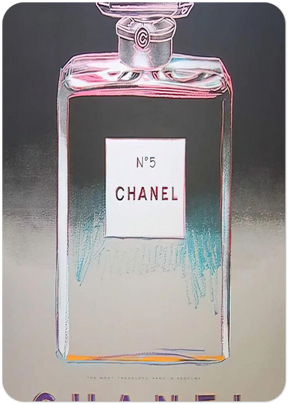 Chanel No. 5 By Andy Warhol Pack of 10 Post Cards | Andy Warhol Post Cards | A6 (10.5 x 14.8 cm) - 4.1 x 5.8 inches