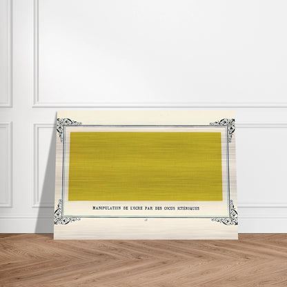Jaundiced Cuckolds Handling Ochre - Alphonse Allais Brushed Aluminum Print - 70x100 cm / 28x40 inches | Alphonse Allais Aluminum Print | Alphonse Allais Prints