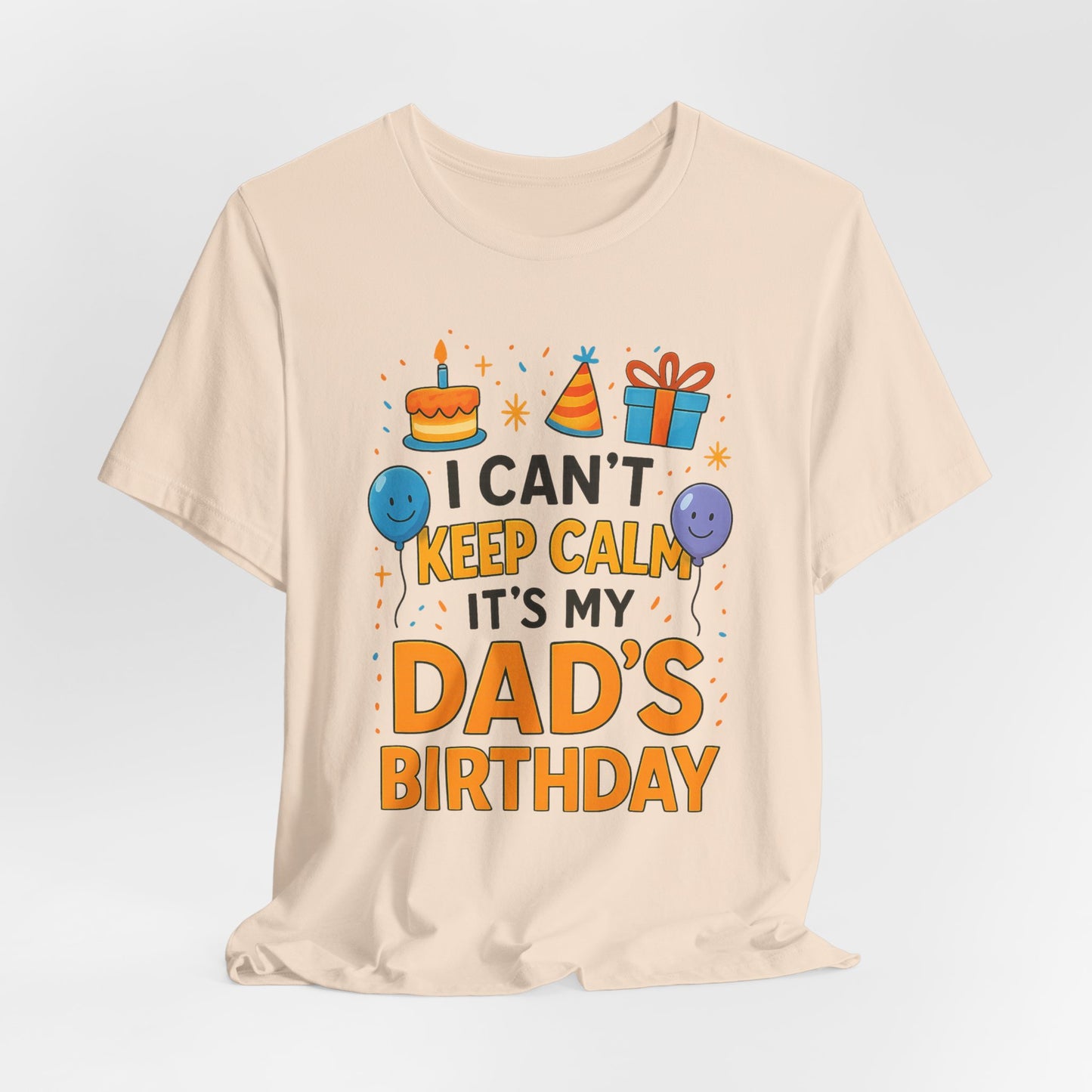 Geburtstagsgeschenk für Papa: Ich kann nicht ruhig bleiben, es ist Papas Geburtstag! Alles Gute zum Geburtstag, Papa!