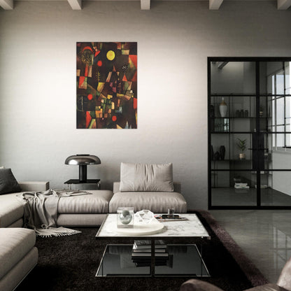 FULL MOON 1919 - Paul Klee Brushed Aluminum Print - 70x100 cm / 28x40 inches | Paul Klee Aluminum Print | Paul Klee Prints