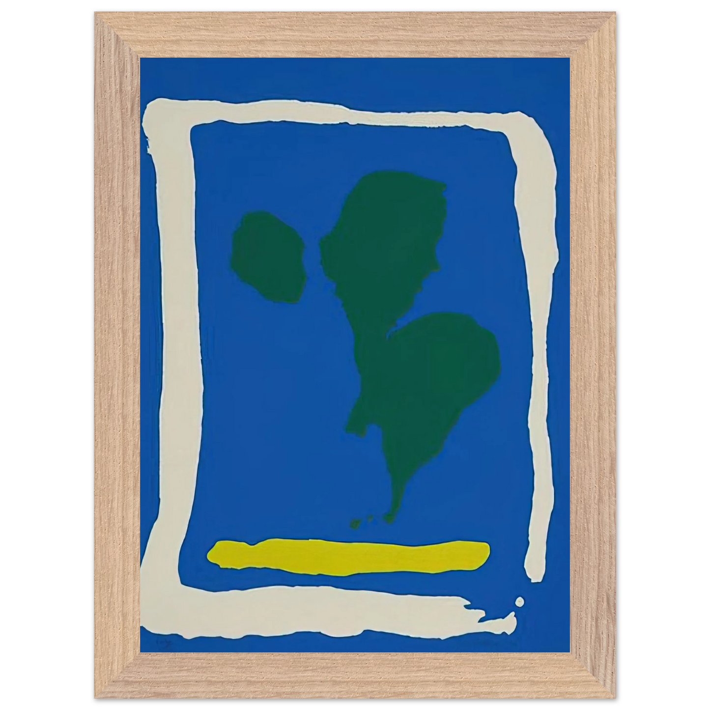 Helen Frankenthaler - Air Frame - 1965 Wall art - A3 (29.7 x 42  cm) - Fine Art Poster-canvas - -