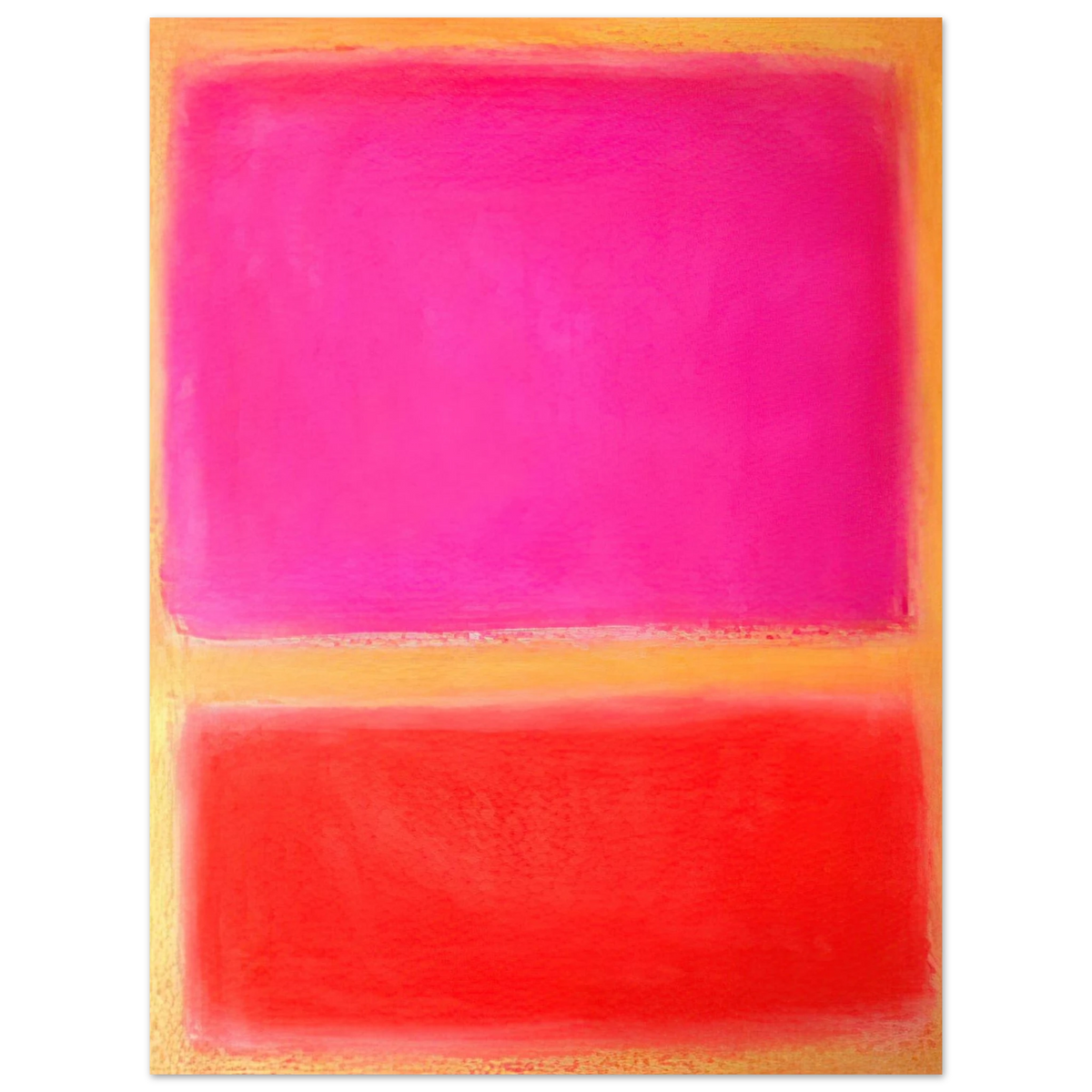 Mark Rothko - Untitled - Color Field Painting Wall Art - 21x29.7 cm / 8x12" - Fine Art Poster - -