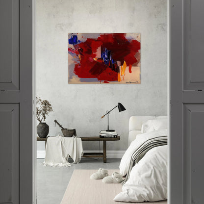 The Clash - Hans Hofmann Brushed Aluminum Print - 70x100 cm / 28x40 inches | Hans Hofmann Aluminum Print | Hans Hofmann Prints