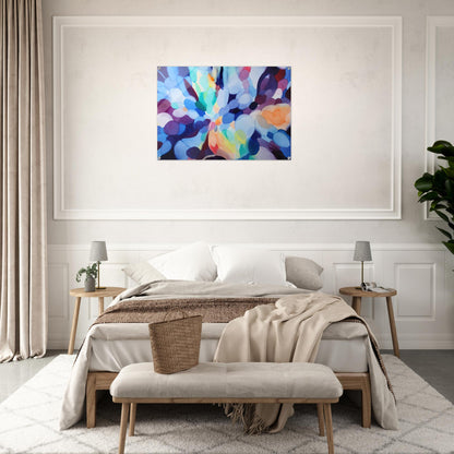 Through Sleep to Orange - Alice Baber Acrylic Print - 70x100 cm / 28x40″ inches