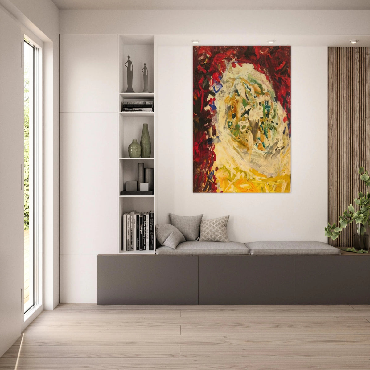 Christmas Tree - 1956 - Gene Davis Art Prints - 100x150 cm / 40x60″ inches | Gene Davis Poster | Gene Davis Prints