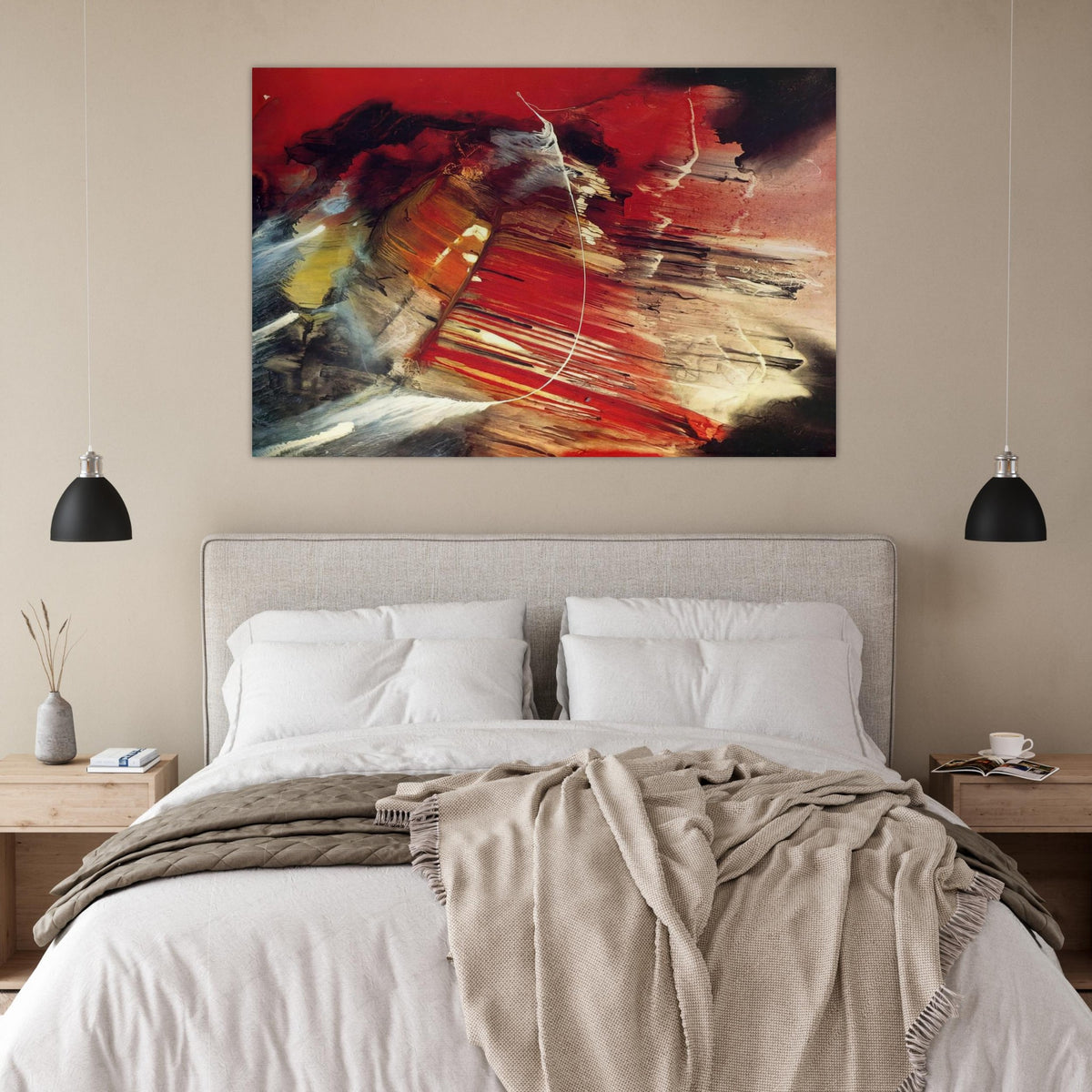 Dakota Ridge - 1958 - Paul Jenkins Art Prints - 100x150 cm / 40x60″ inches | Paul Jenkins Poster | Paul Jenkins Prints