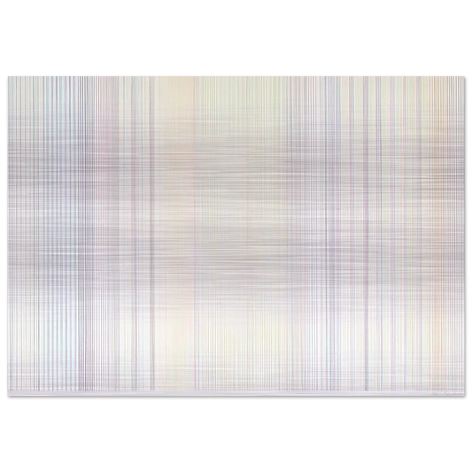 Albatross - 1973 - Gene Davis Brushed Aluminum Print - 70x100 cm / 28x40 inches | Gene Davis Aluminum Print | Gene Davis Prints