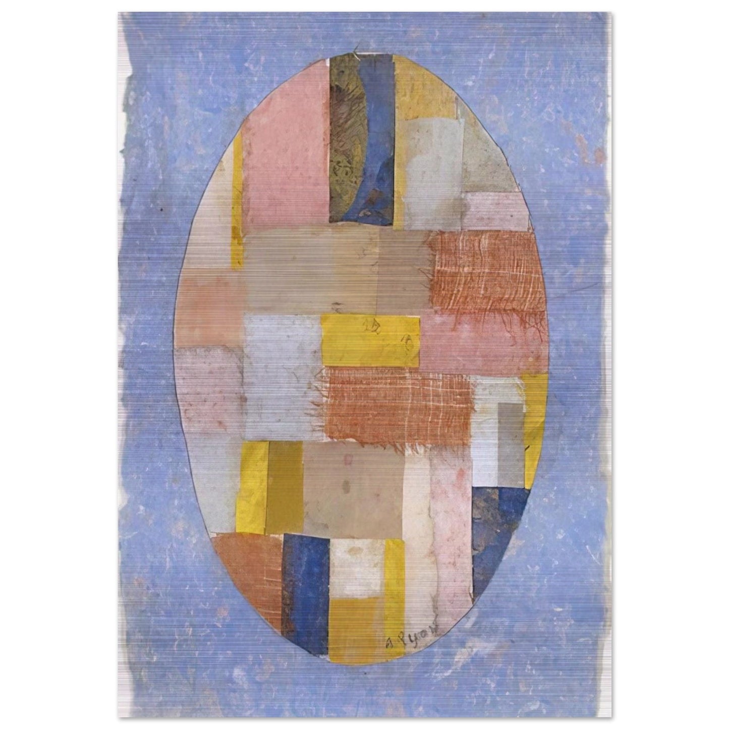 Number 453 - 1952 - Anne Ryan Brushed Aluminum Print - 70x100 cm / 28x40 inches | Anne Ryan Aluminum Print | Anne Ryan Prints