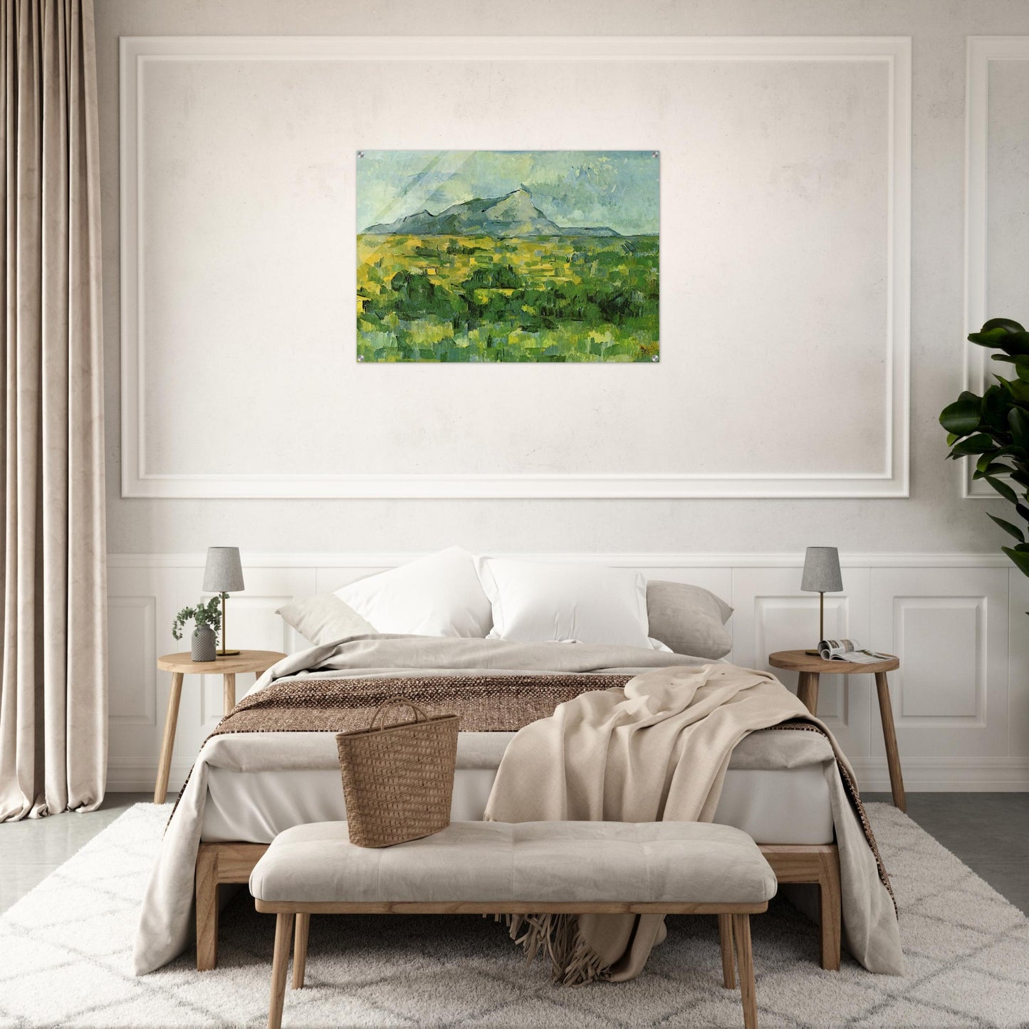 Mont Sainte-Victoire - Paul Cézanne Acrylic Print - 70x100 cm / 28x40″ inches