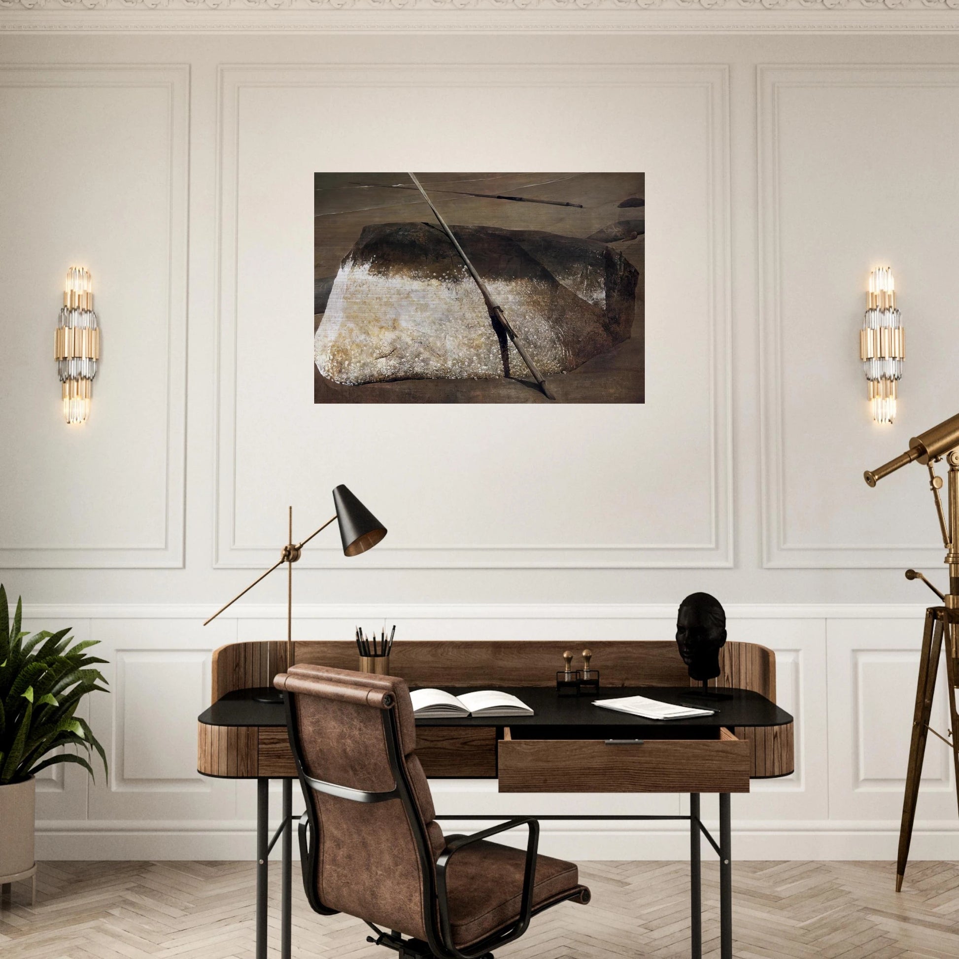 NOT DETECTED 38 - Andrew Wyeth Brushed Aluminum Print - 70x100 cm / 28x40 inches | Andrew Wyeth Aluminum Print | Andrew Wyeth Prints