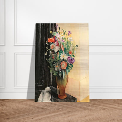 FLOWERS 1919 - Moise Kisling Brushed Aluminum Print - 70x100 cm / 28x40 inches | Moise Kisling Aluminum Print | Moise Kisling Prints
