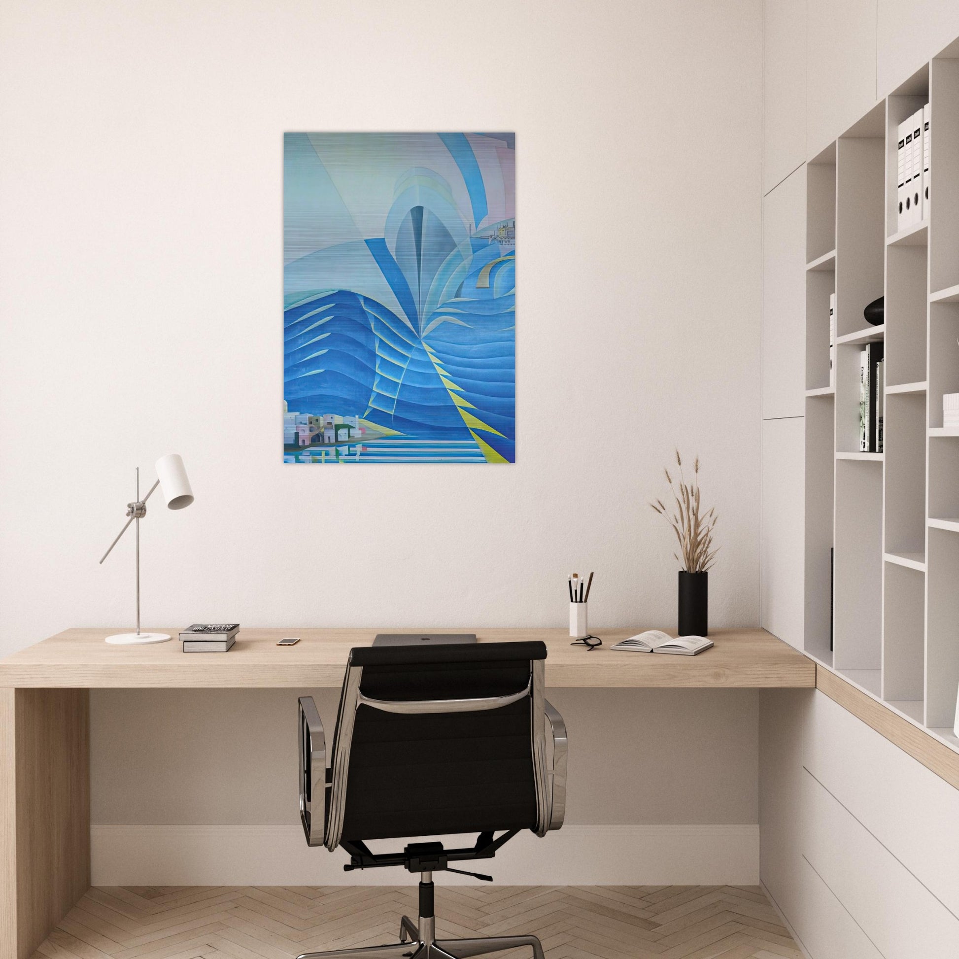 Synthesis of Marine Communications - 1934 - Benedetta Cappa Brushed Aluminum Print - 70x100 cm / 28x40 inches | Benedetta Cappa Aluminum Print | Benedetta Cappa Prints