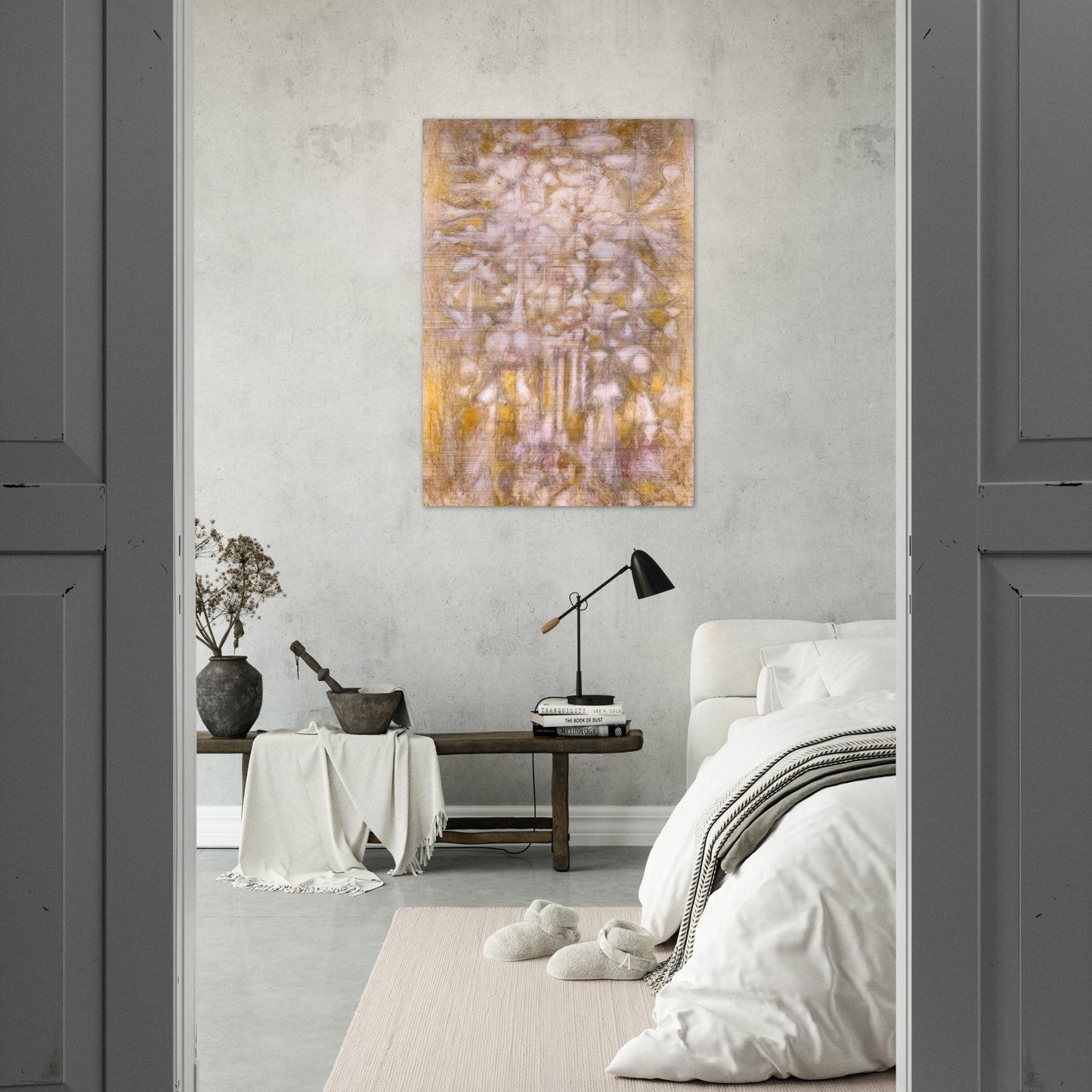 Golden Dawn - 1952 - Richard Pousette-Dart Brushed Aluminum Print - 70x100 cm / 28x40 inches | Richard Pousette-Dart Aluminum Print | Richard Pousette-Dart Prints