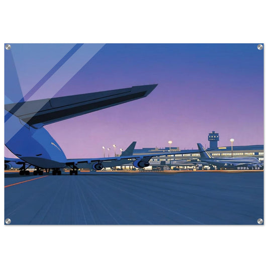 Taxiway - Hiroshi Nagai Acrylic Print - 70x100 cm / 28x40″ inches