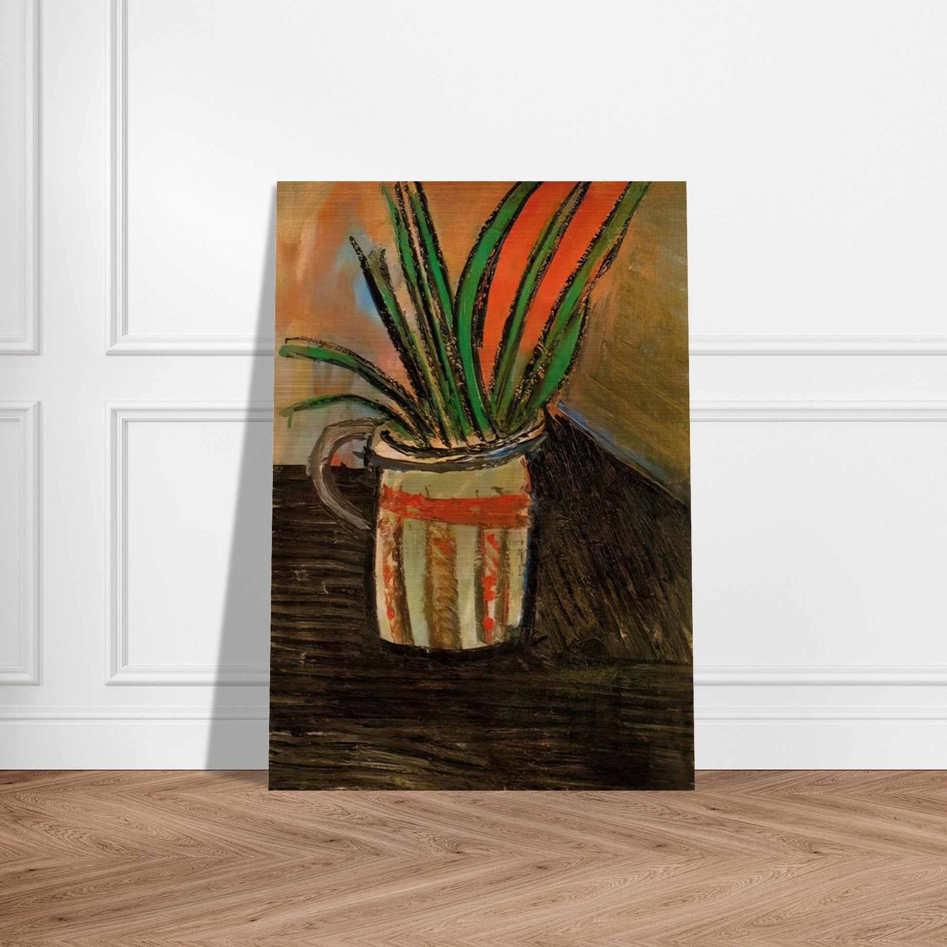 Exotic Flowers - 1907 - Pablo Picasso Brushed Aluminum Print - 70x100 cm / 28x40 inches | Pablo Picasso Aluminum Print | Pablo Picasso Prints