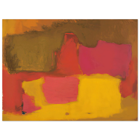 Esteban Vicente - AWAY 1964  75x100 cm / 30x40inches Fine Art Poster