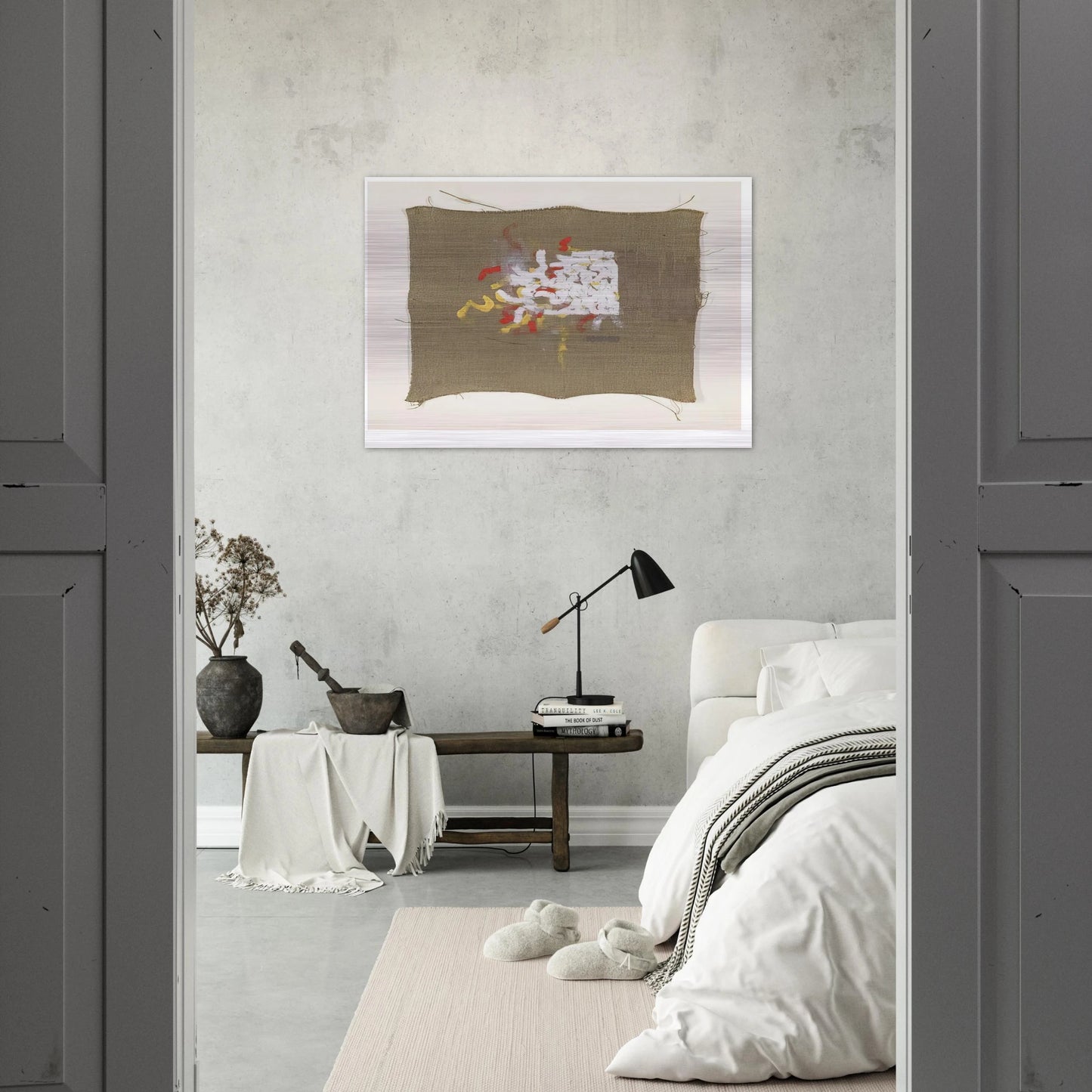 Untitled #36 - 1963 - Robert Ryman Brushed Aluminum Print - 70x100 cm / 28x40 inches | Robert Ryman Aluminum Print | Robert Ryman Prints