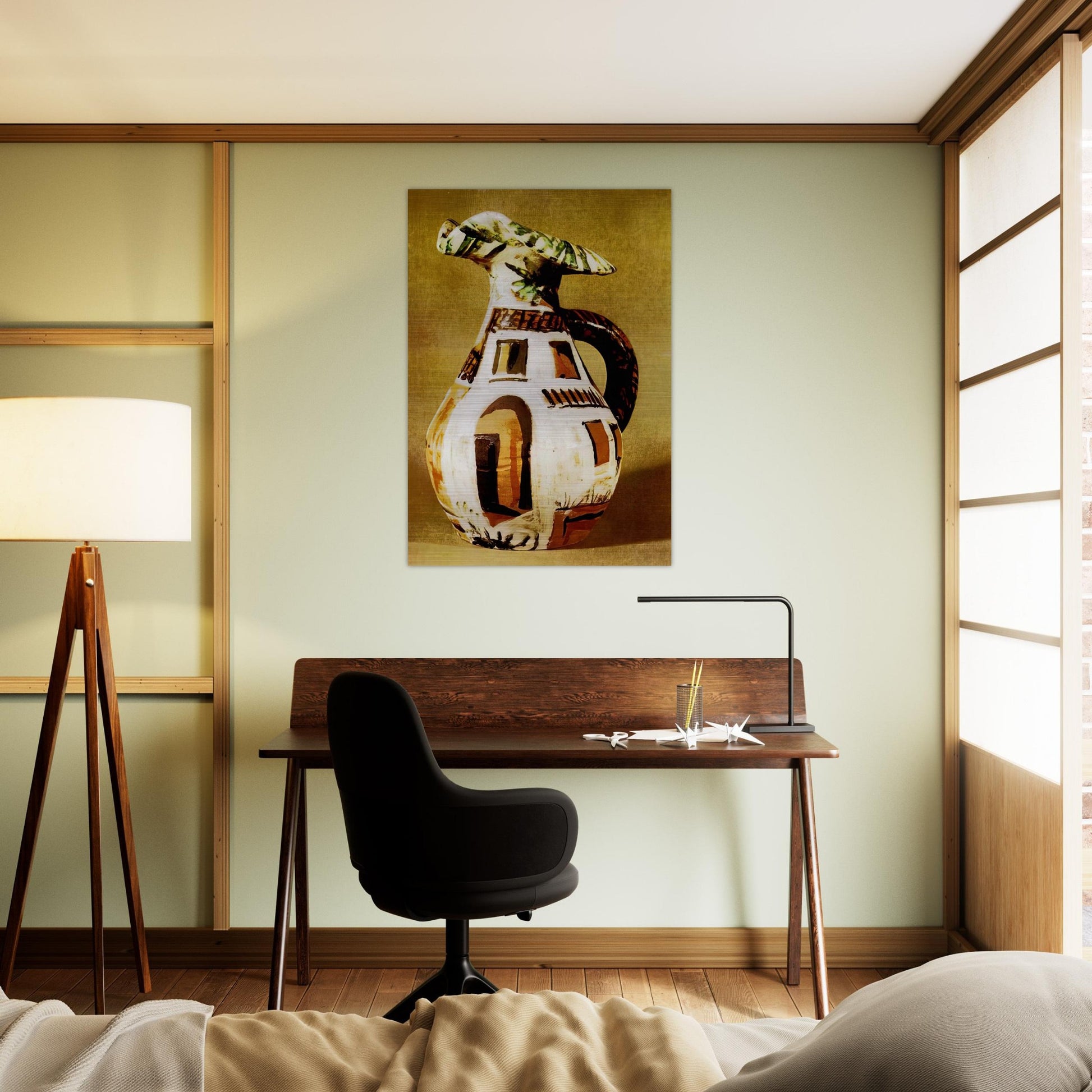 Jug with handle - Pablo Picasso Brushed Aluminum Print - 70x100 cm / 28x40 inches | Pablo Picasso Aluminum Print | Pablo Picasso Prints