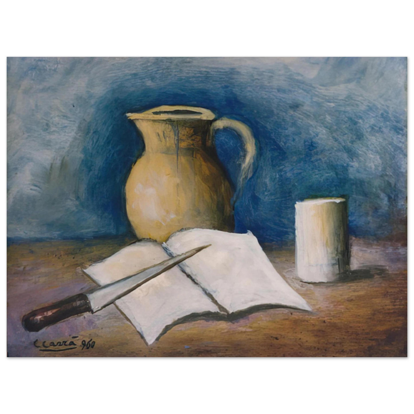 Carlo Carra - NATURA MORTA  75x100 cm / 30x40inches Fine Art Poster