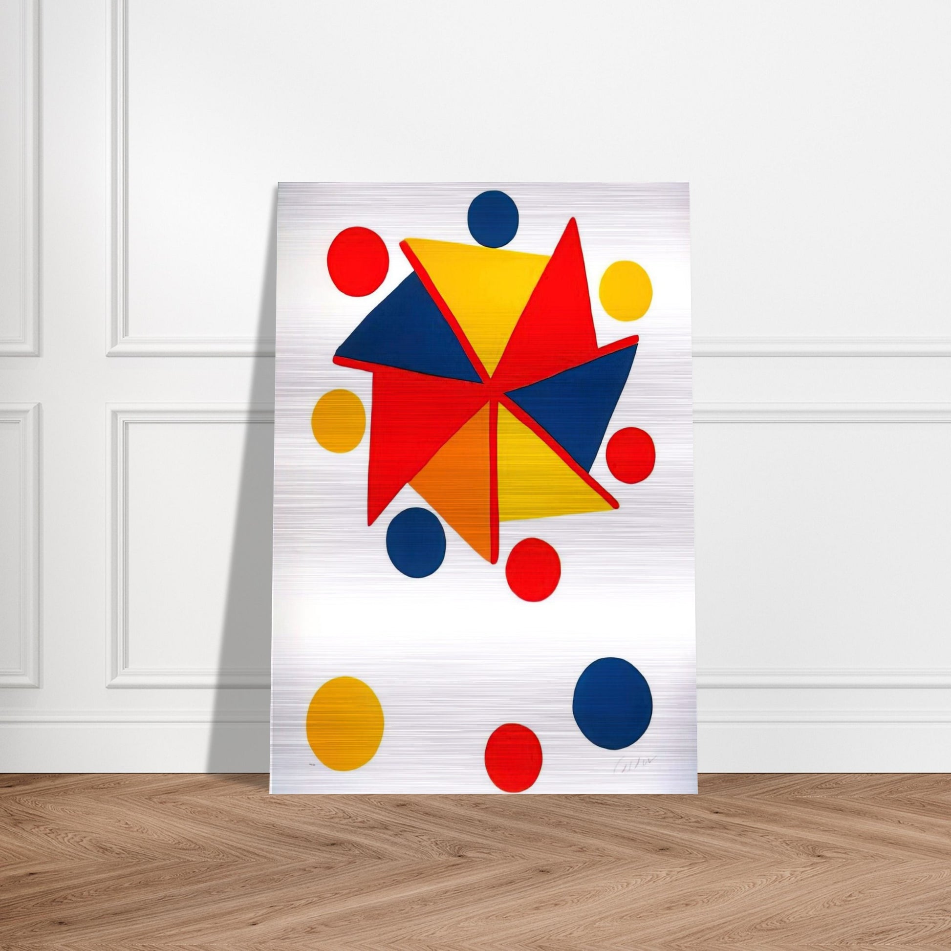UNTITLED 1970 - Alexander Calder Brushed Aluminum Print - 70x100 cm / 28x40 inches | Alexander Calder Aluminum Print | Alexander Calder Prints