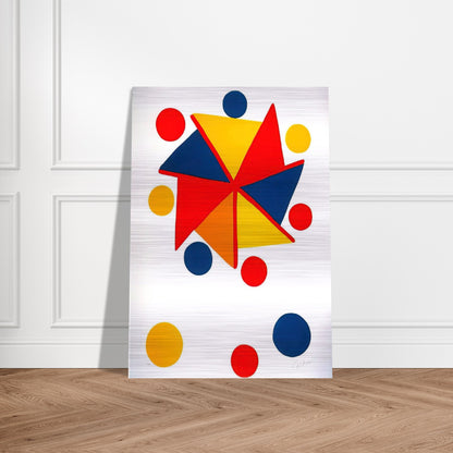 UNTITLED 1970 - Alexander Calder Brushed Aluminum Print - 70x100 cm / 28x40 inches | Alexander Calder Aluminum Print | Alexander Calder Prints