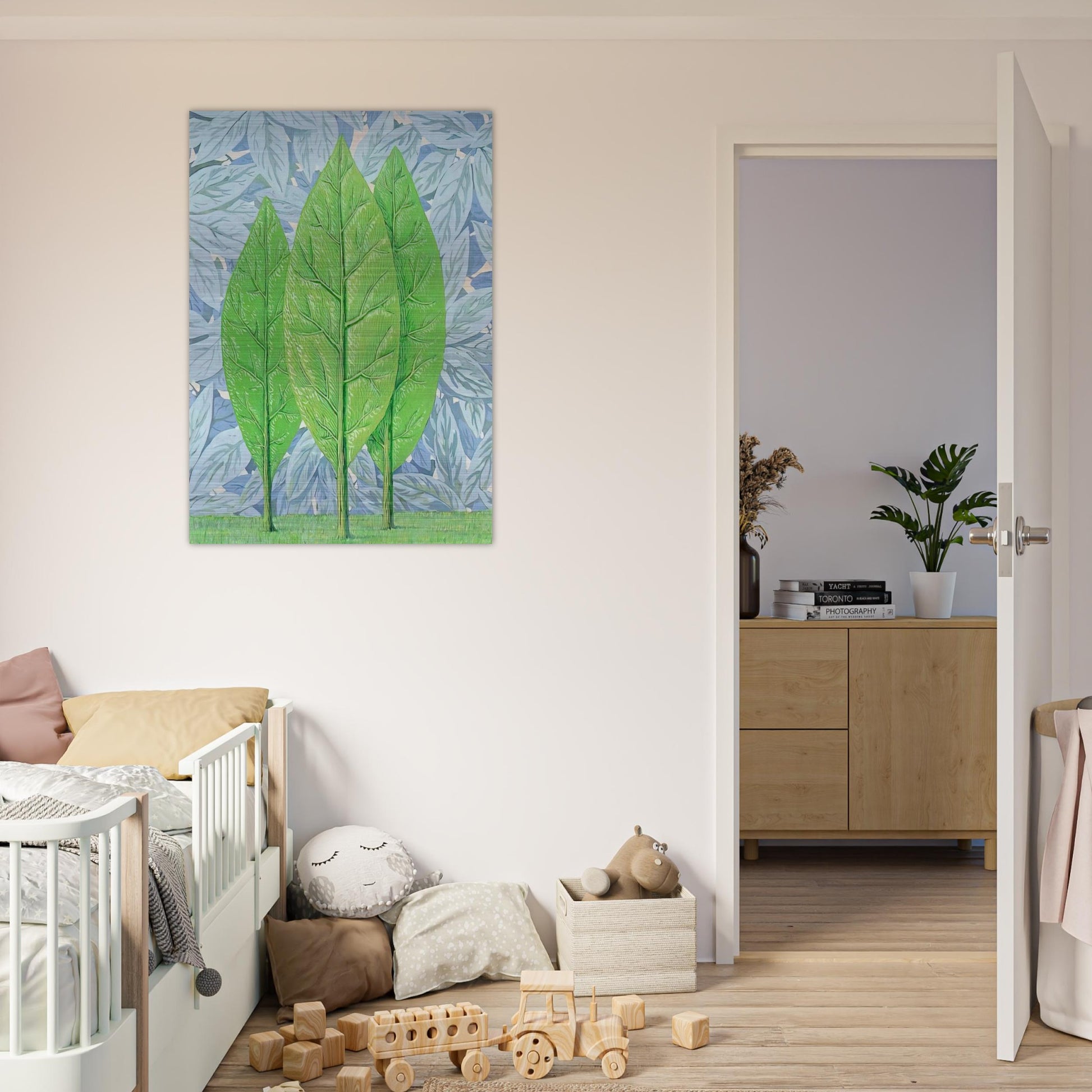 THE GOOD SEASON 1961 - Rene Magritte Brushed Aluminum Print - 70x100 cm / 28x40 inches | Rene Magritte Aluminum Print | Rene Magritte Prints