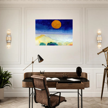 Paisagem - 2004 - Aldemir Martins Brushed Aluminum Print - 70x100 cm / 28x40 inches | Aldemir Martins Aluminum Print | Aldemir Martins Prints