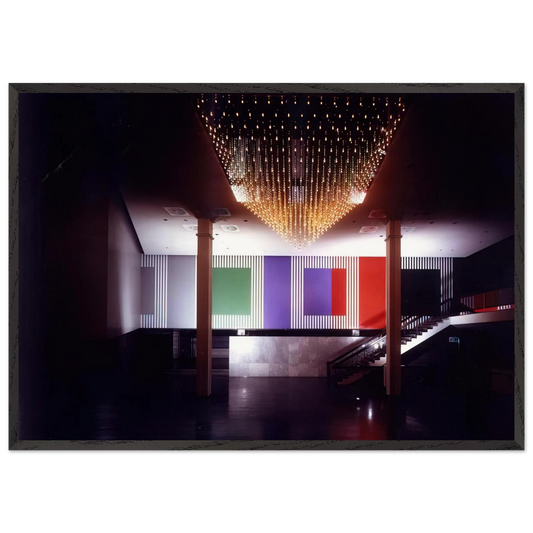 Double Rhythm - 1991 - Daniel Buren 70x100 cm / 28x40 inches Framed Art Print – Black Wooden Frame