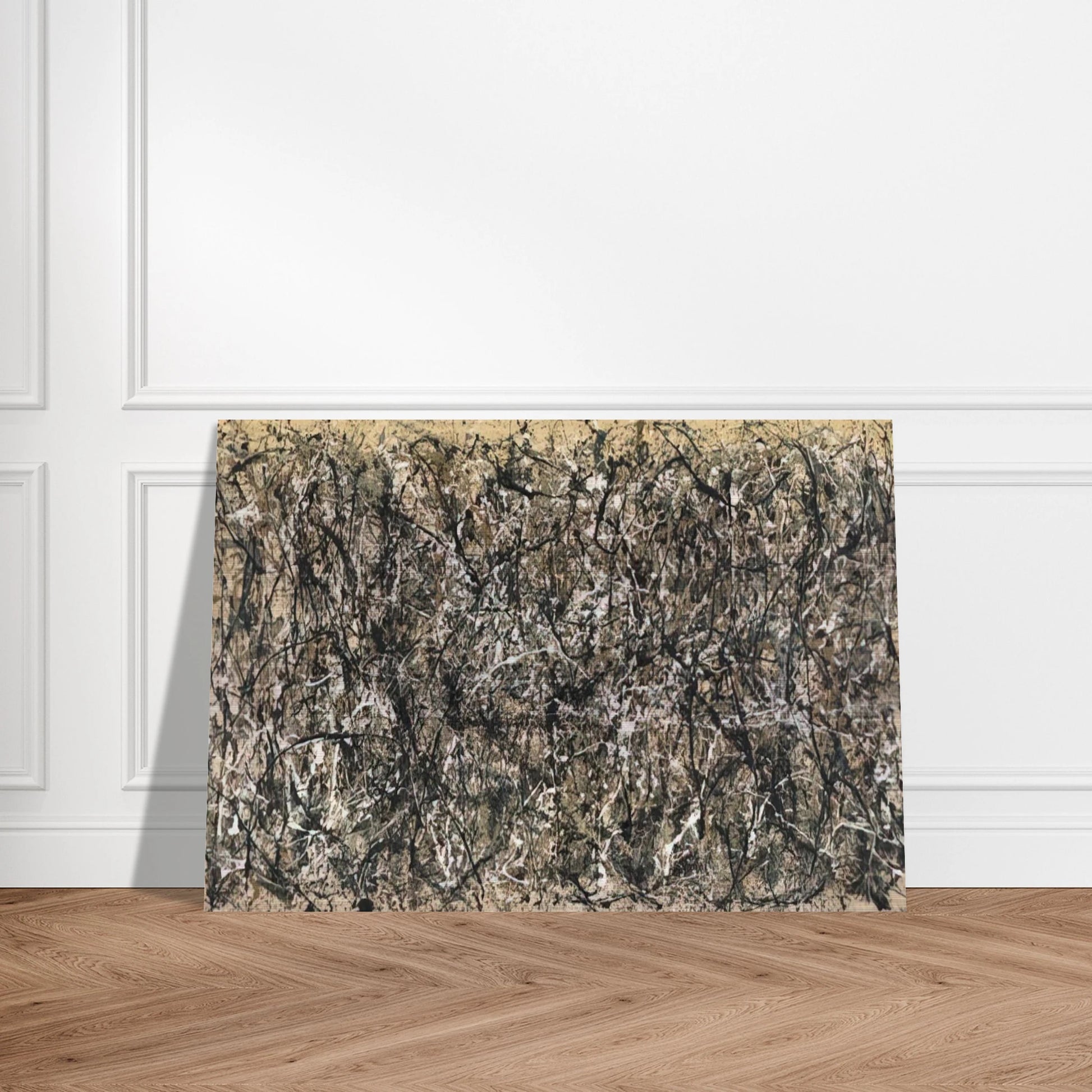 ONE NUMBER 31 1950 - Jackson Pollock Brushed Aluminum Print - 70x100 cm / 28x40 inches | Jackson Pollock Aluminum Print | Jackson Pollock Prints