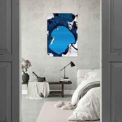 Untitled  SFP94-121  SFF 1791  - Sam Francis Brushed Aluminum Print - 70x100 cm / 28x40 inches | Sam Francis Aluminum Print | Sam Francis Prints