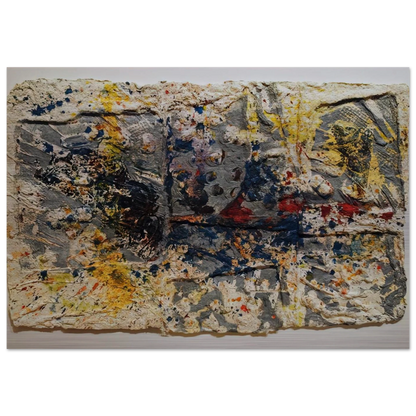 Elegy #2 - Sam Gilliam Brushed Aluminum Print - 70x100 cm / 28x40 inches | Sam Gilliam Aluminum Print | Sam Gilliam Prints