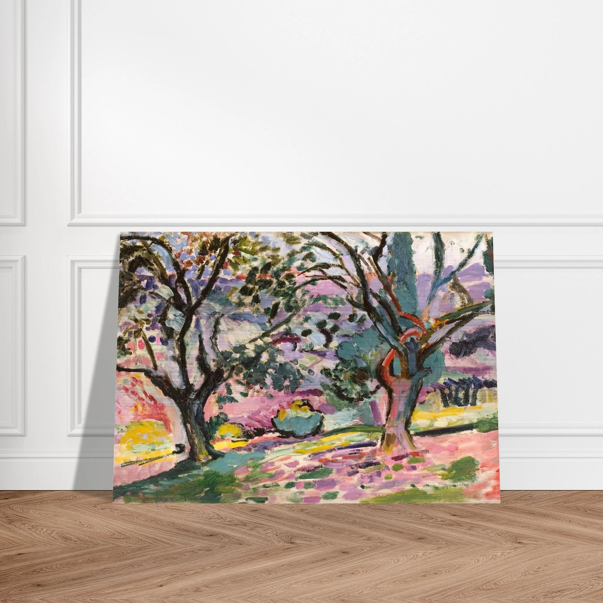 OLIVE TREES AT COLLIOURE 1906 - Henri Matisse Brushed Aluminum Print - 70x100 cm / 28x40 inches | Henri Matisse Aluminum Print | Henri Matisse Prints
