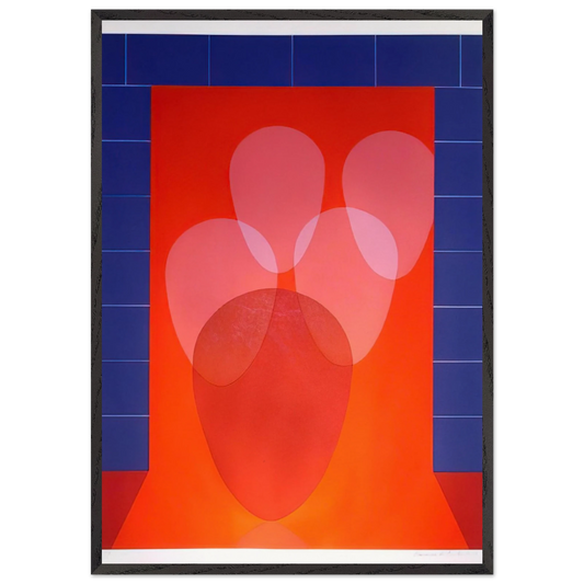 Fiery Furnace - 1978 - Clarence Holbrook Carter 70x100 cm / 28x40 inches Framed Art Print – Black Wooden Frame