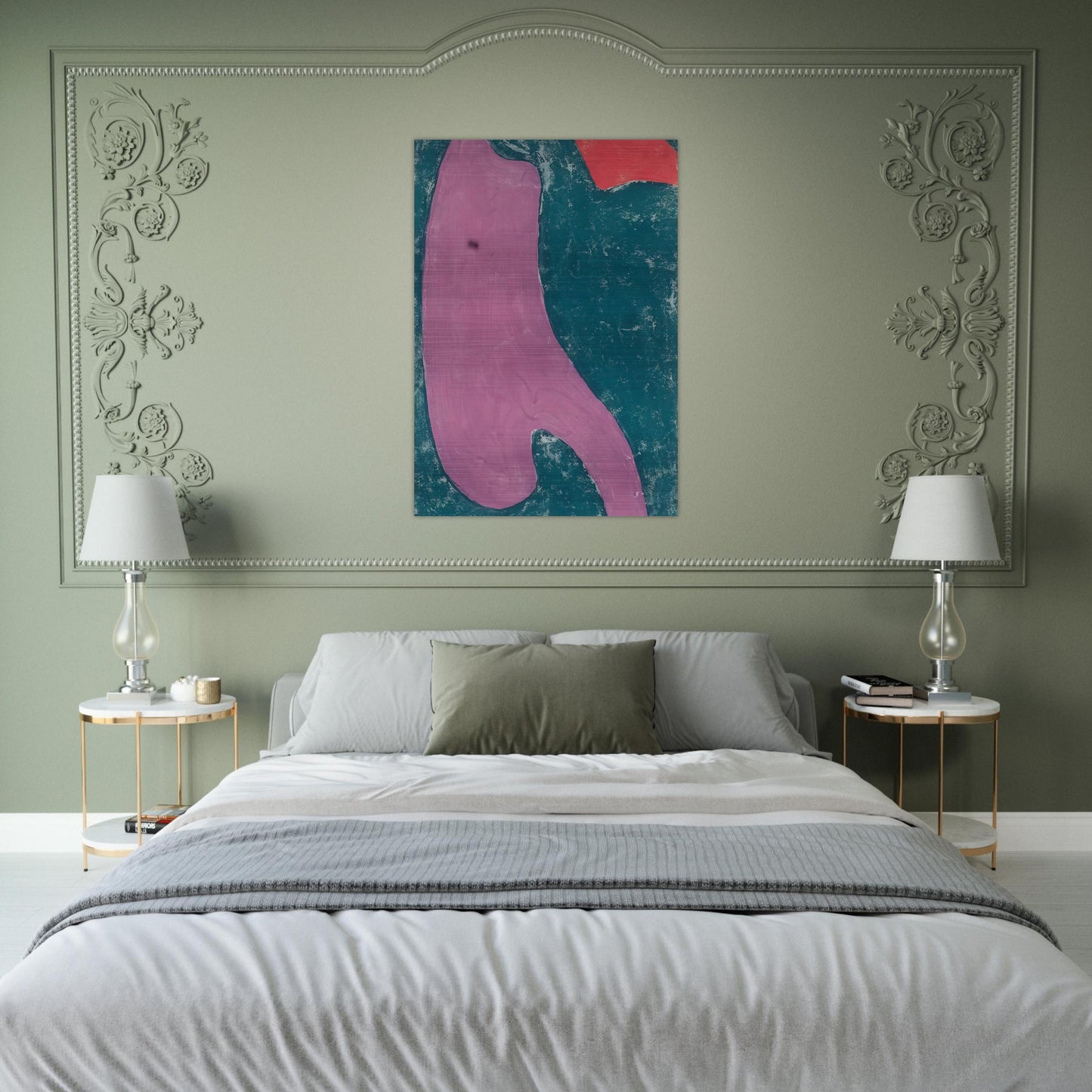 Etude de tissu - 1946 - Serge Poliakoff Brushed Aluminum Print - 70x100 cm / 28x40 inches | Serge Poliakoff Aluminum Print | Serge Poliakoff Prints