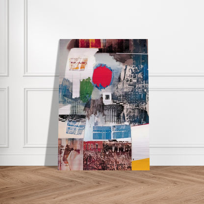ARCHIVE 1963 - Robert Rauschenberg Brushed Aluminum Print - 70x100 cm / 28x40 inches | Robert Rauschenberg Aluminum Print | Robert Rauschenberg Prints