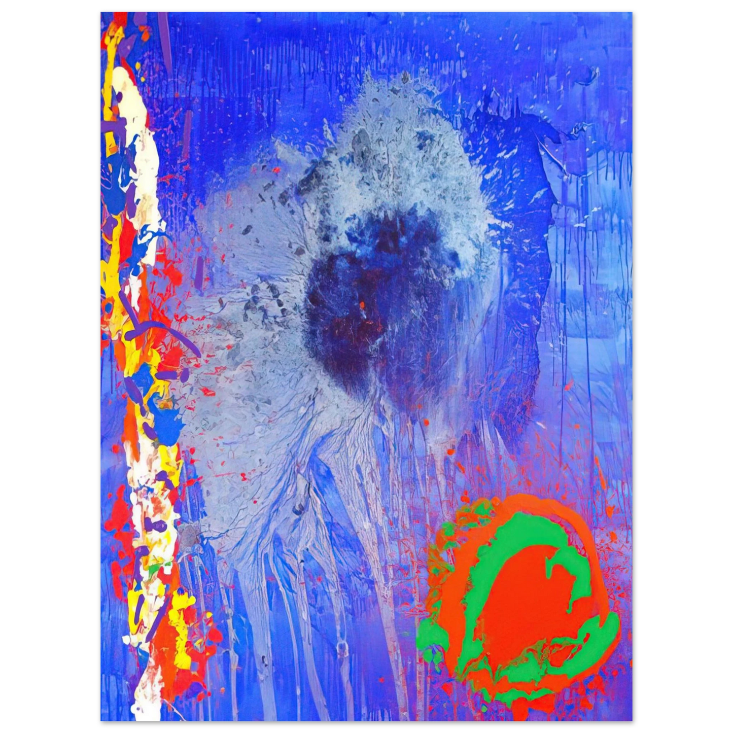 John Hoyland - Life and Love - 2010  75x100 cm / 30x40inches Fine Art Poster