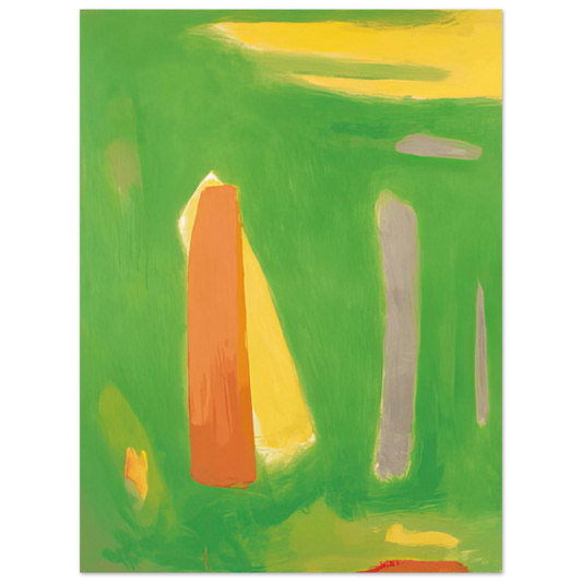 Esteban Vicente - RITMICO 1995  75x100 cm / 30x40inches Fine Art Poster